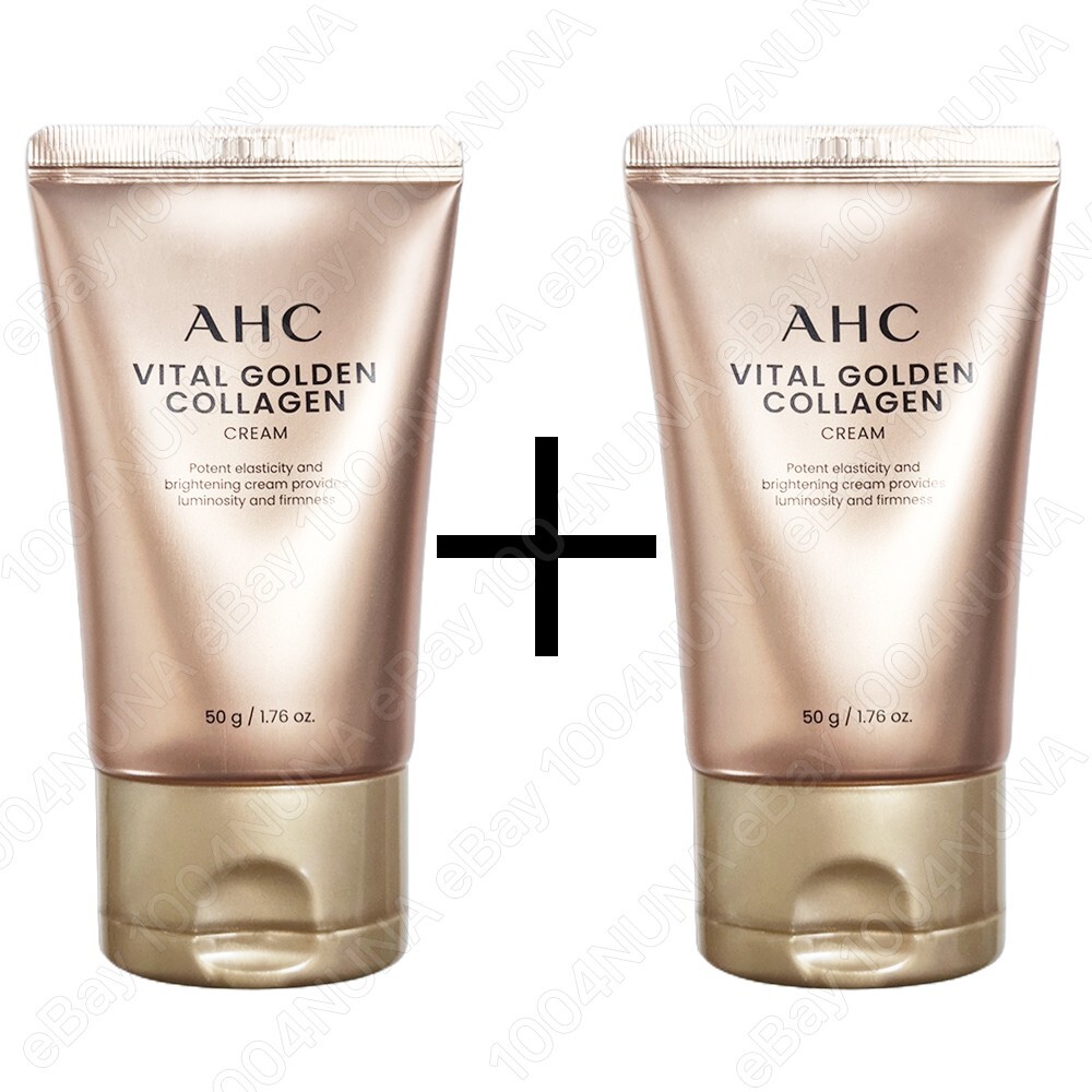 AHC Vital Golden Collagen Cream 50g 2P Anti Wrinkle Nourishing Skin Care Korean