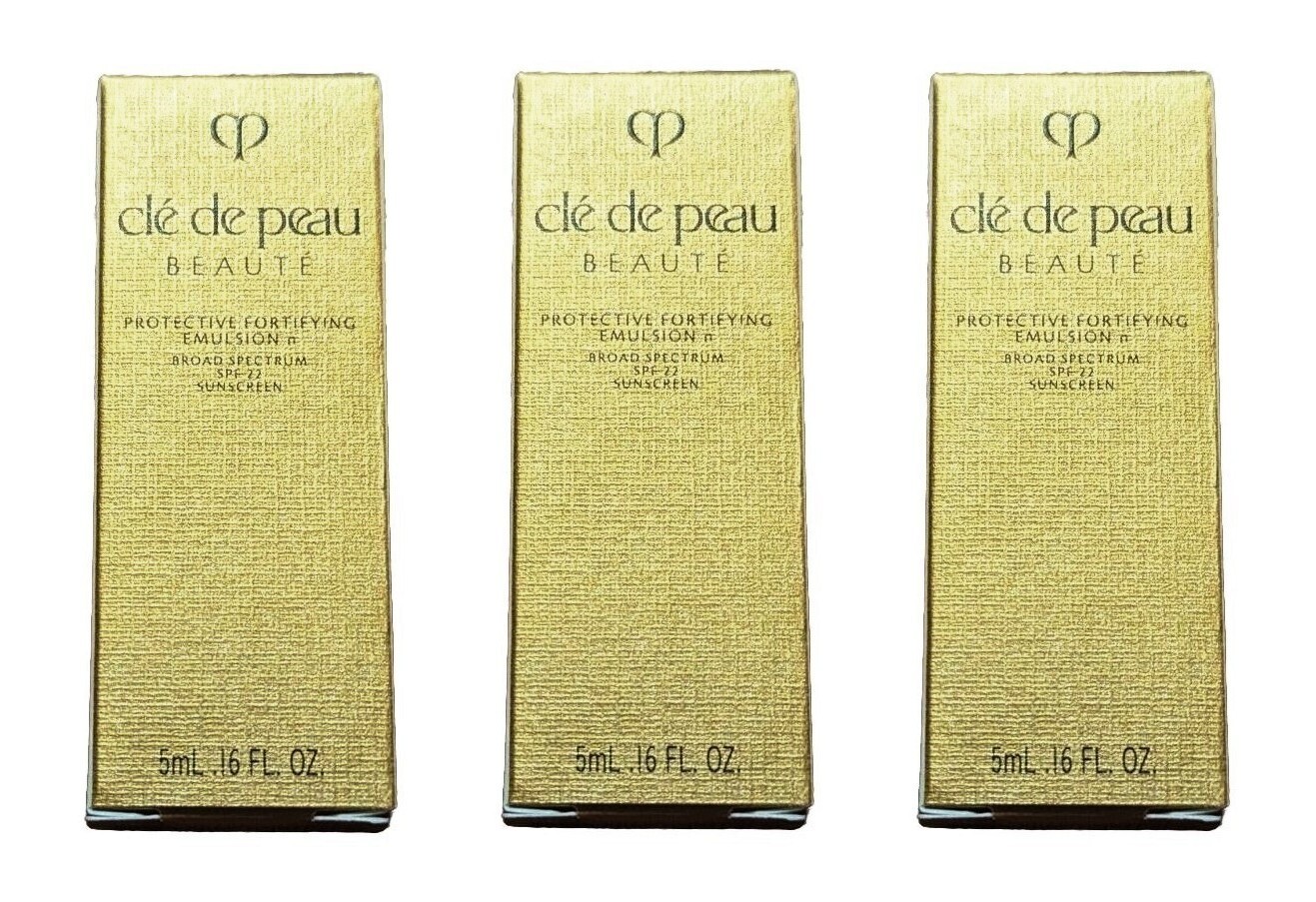 3X Cle De Peau Protective Fortifying Emulsion SPF 22 5ml 0.16oz/ea June 2026 NIB