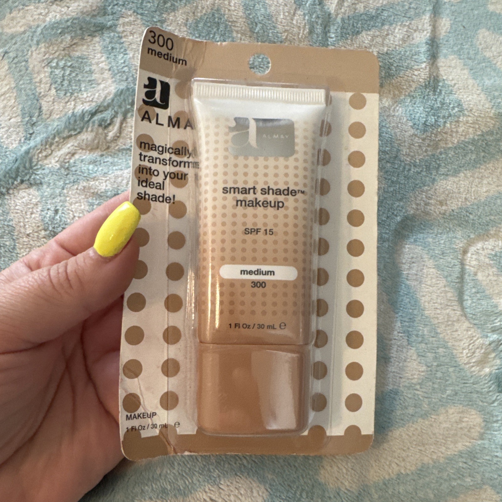 DISCONTINUED Almay Smart Shade Anti-Aging SPF 15 Makeup 300 Medium FULLSIZE seal