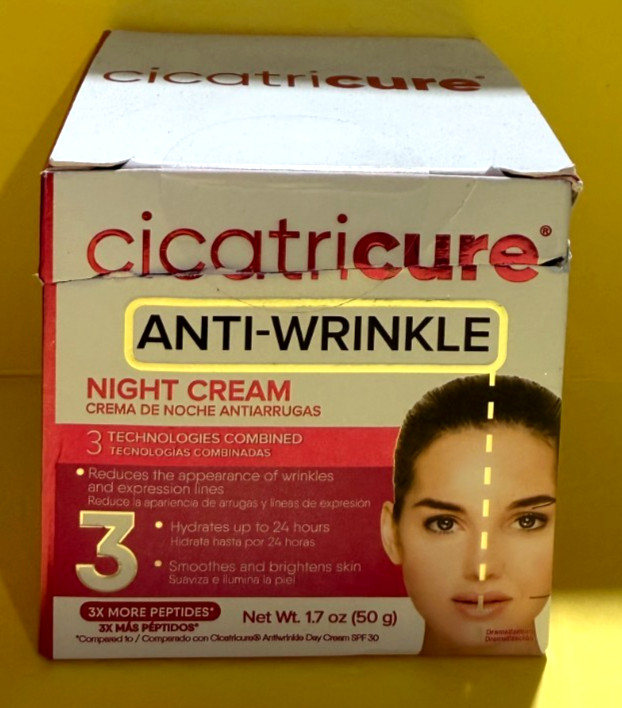 Cicatricure Advanced Anti Aging Night Face Cream 1.7 oz Damaged Box No Exp Date