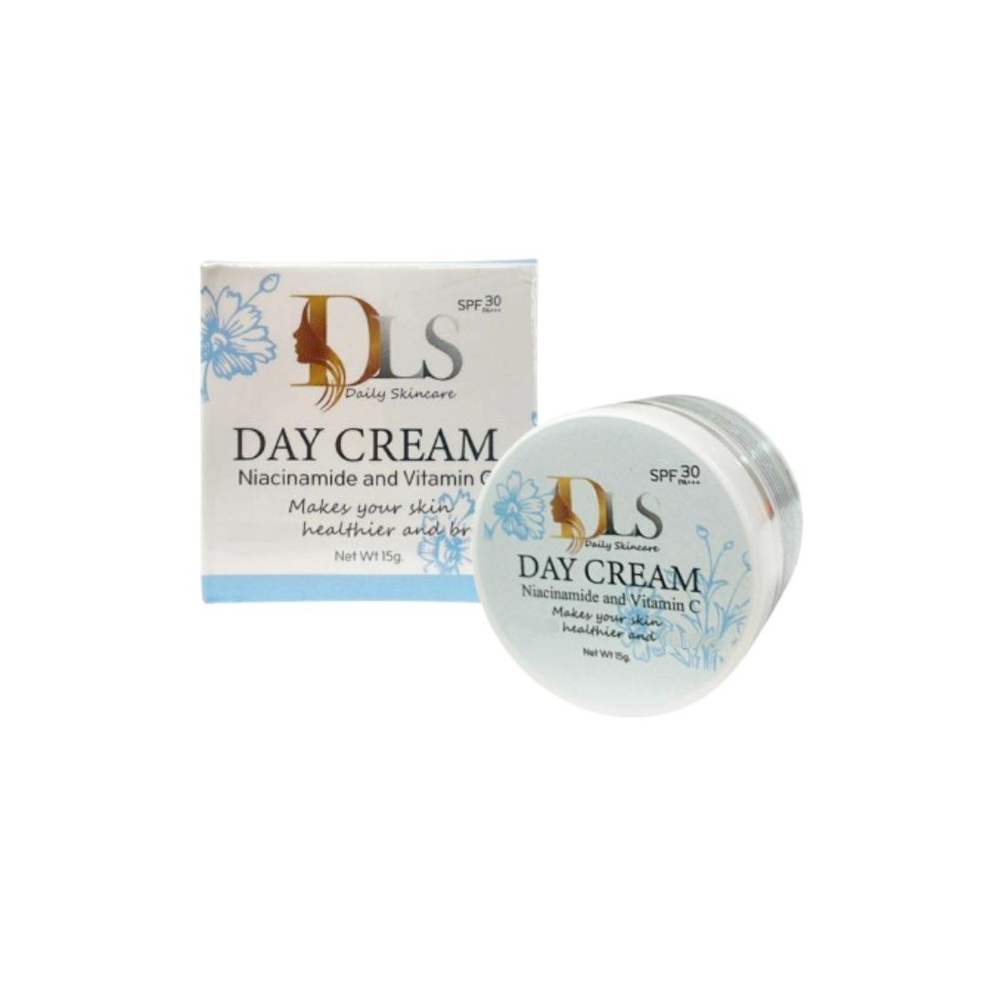 DLS Daily Skincare Day Cream 15g – Lightweight Face Moisturizer with Niacinamide