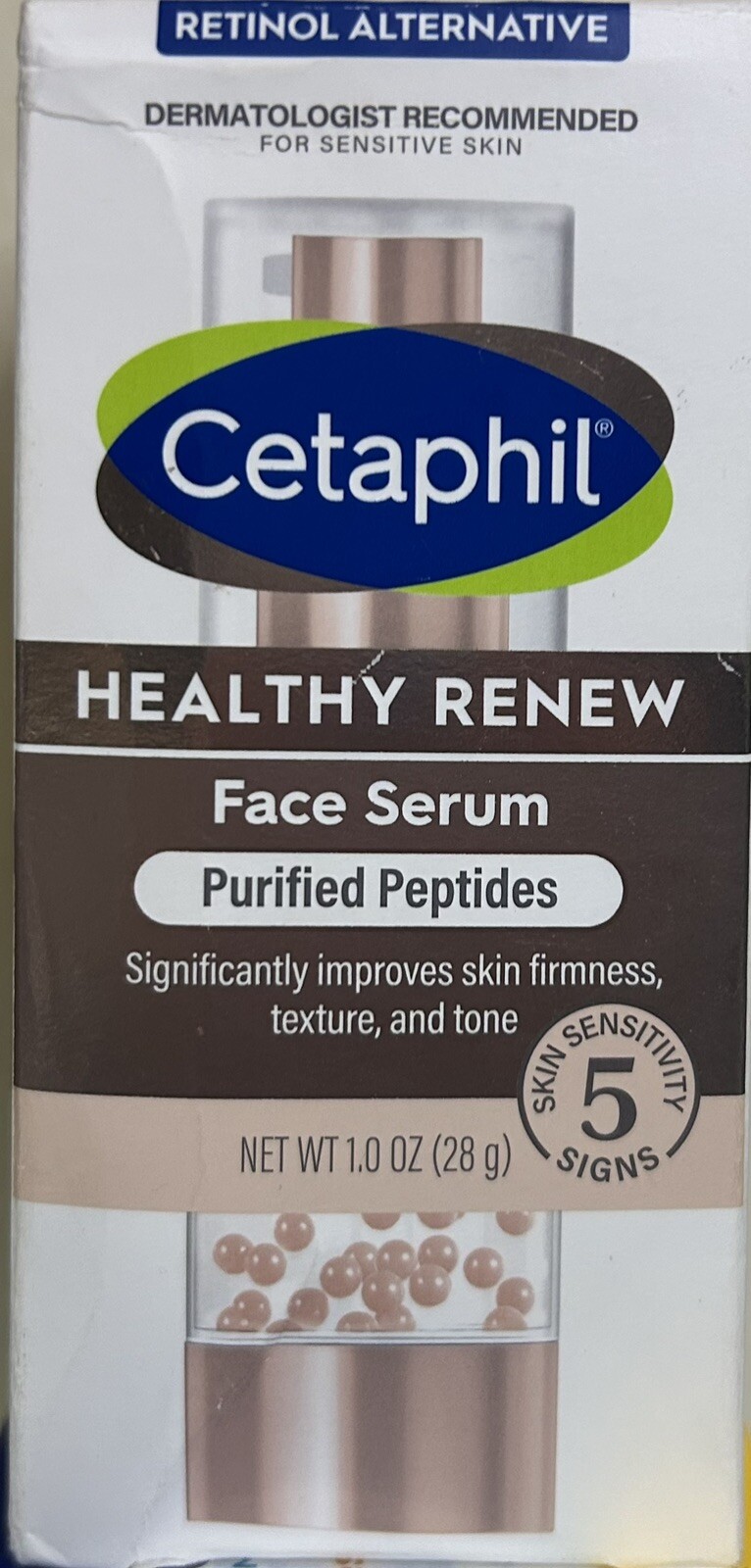 Cetaphil Healthy Renew Face Serum Purified Peptides Box damage- See photos