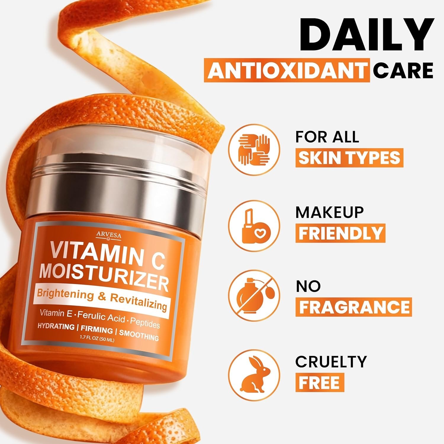 Vitamin C Moisturizer for Face – Vitamin C Cream for Face – Brightening. 01/2029