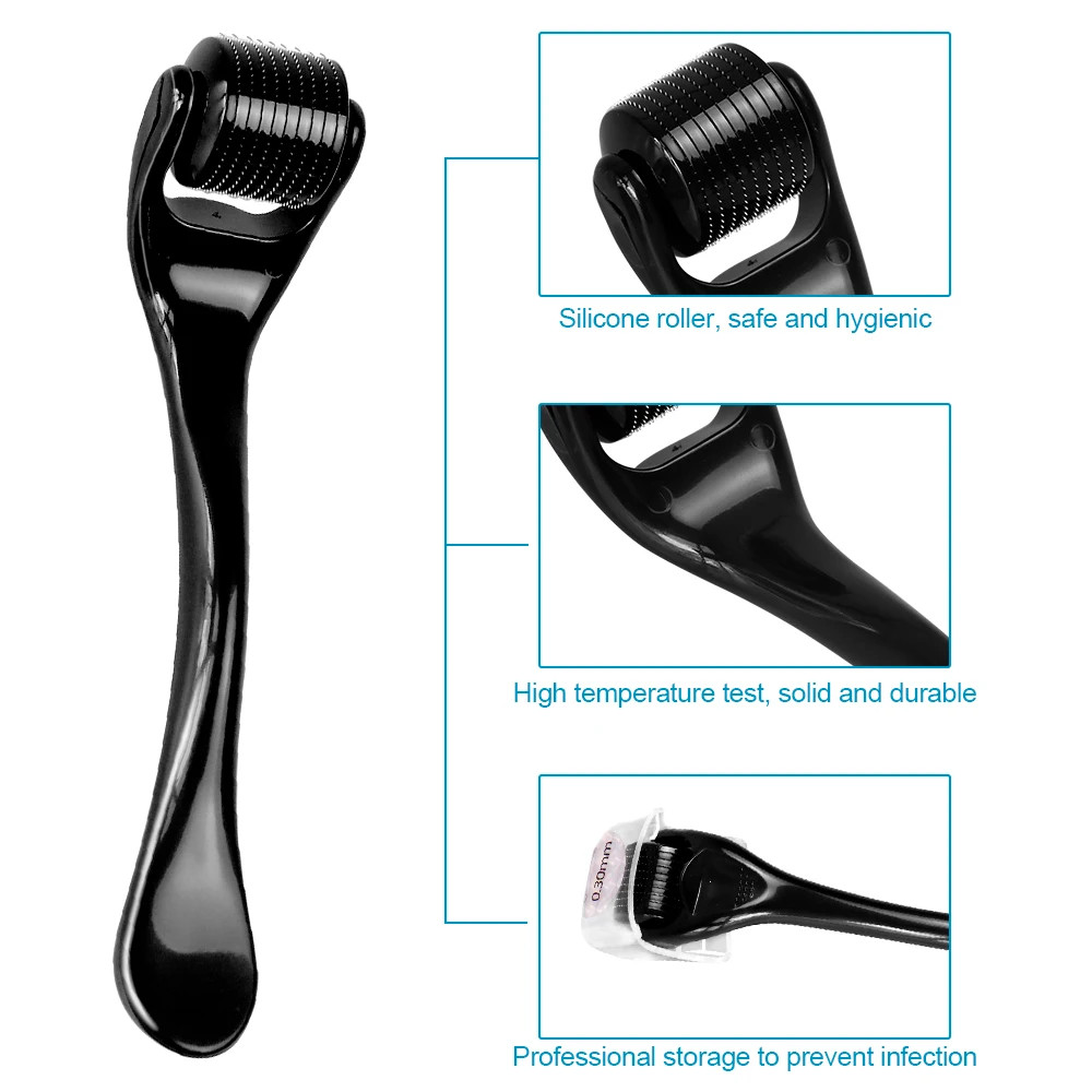 Derma Skin Roller 540 Titanium Micro Needle Anti Ageing Hair Regeneration Growth