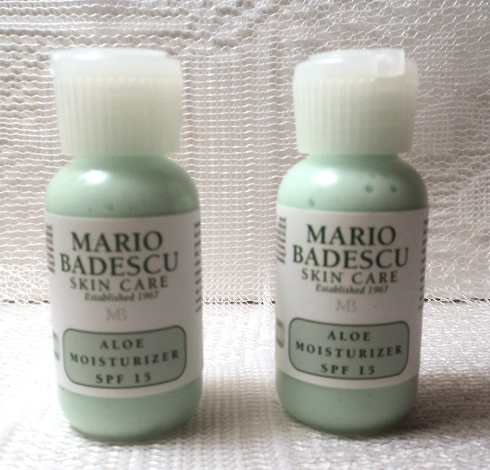 2 X Mario Badescu Aloe Moisturizers – SPF 15 – 1 oz.ea.