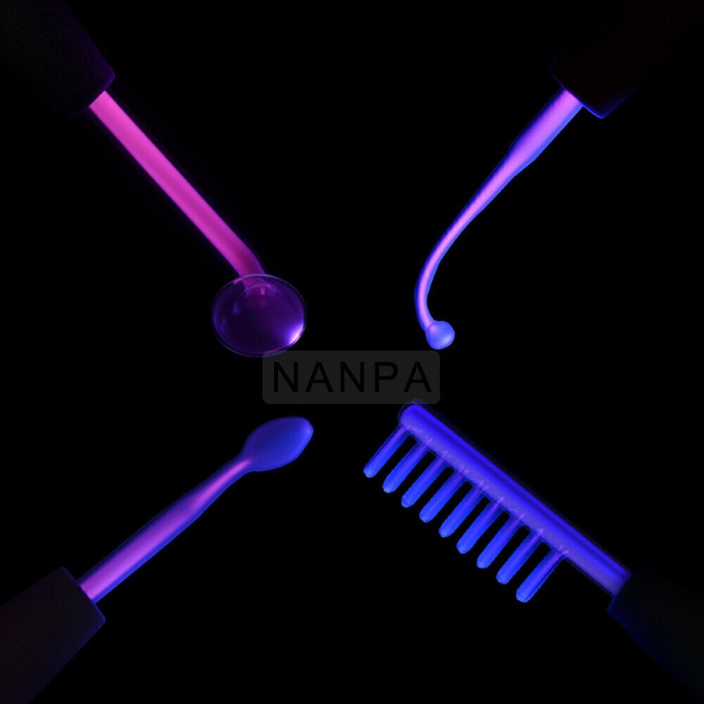 High Frequency Electrode Replace Glass Wand Anti Aging Ance Facial Skin Care