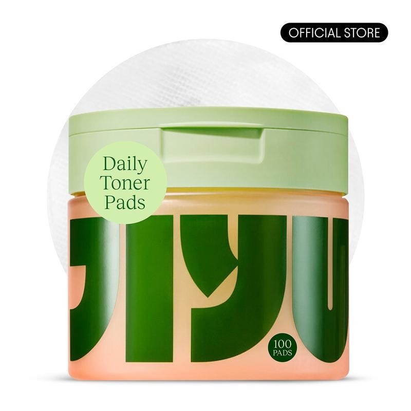 Jiyu Korean Skincare Anti-Aging, Dark Spot & Wrinkle Minimizing Toner Pads with
