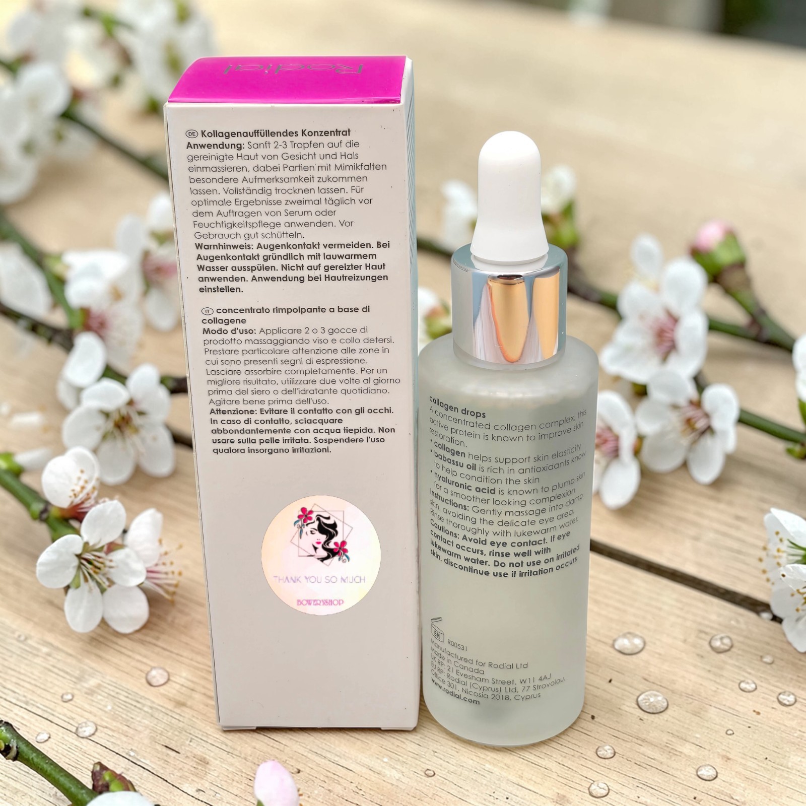 Rodial Collagen Drops Collagen Replenishing Concentrate 1 fl oz/30 ml Full Size