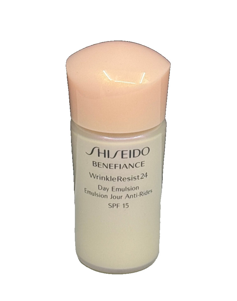 NEW Shiseido Benefiance WrinkleResist 24 Day Emulsion SPF 15 0.5fl oz NEW
