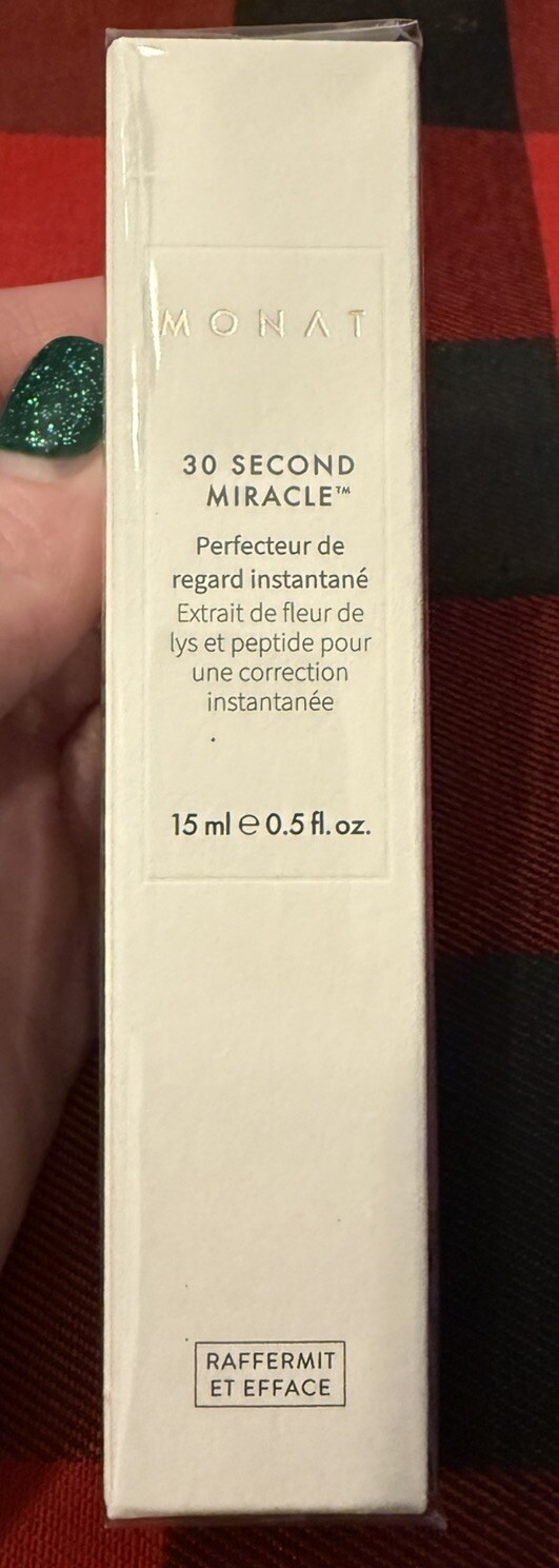Monat 30 Second Miracle Instant Eye Perfector 15ml 0.5oz, New/Sealed