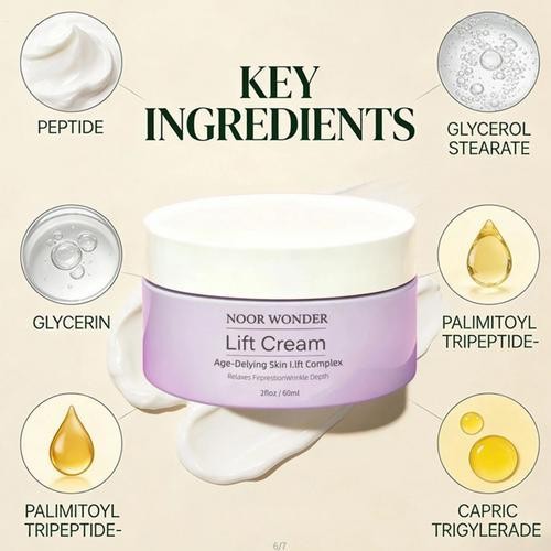 Noor Wonder Lift Cream Anti-Wrinkle Firming wrinkle-reducing Skin Care 60ML