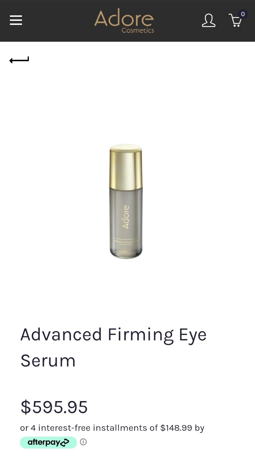 Adore Advanced Firming Eye Serum