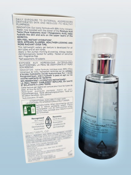 VICHY MINERAL 89 HYDRATING AND PLUMPING DAILY BOOSTER 1.69 OZ NWB EXP: 10/2028