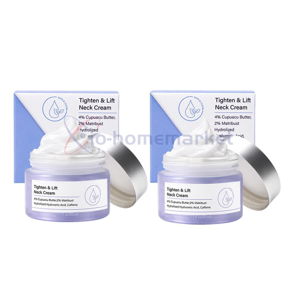 2PCS Tighten and Lift Neck Cream Firming Anti-Aging 1.7oz- Clinically Tested