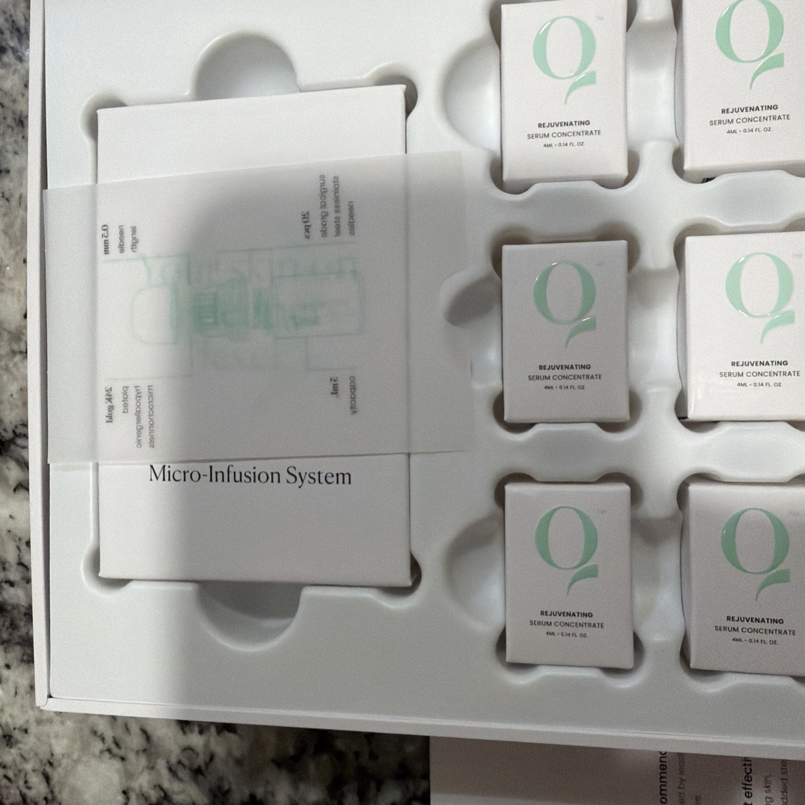 Qure Skincare Micro-Infusion System 3 Month Supply Rejuvenating + Hydra Soothing