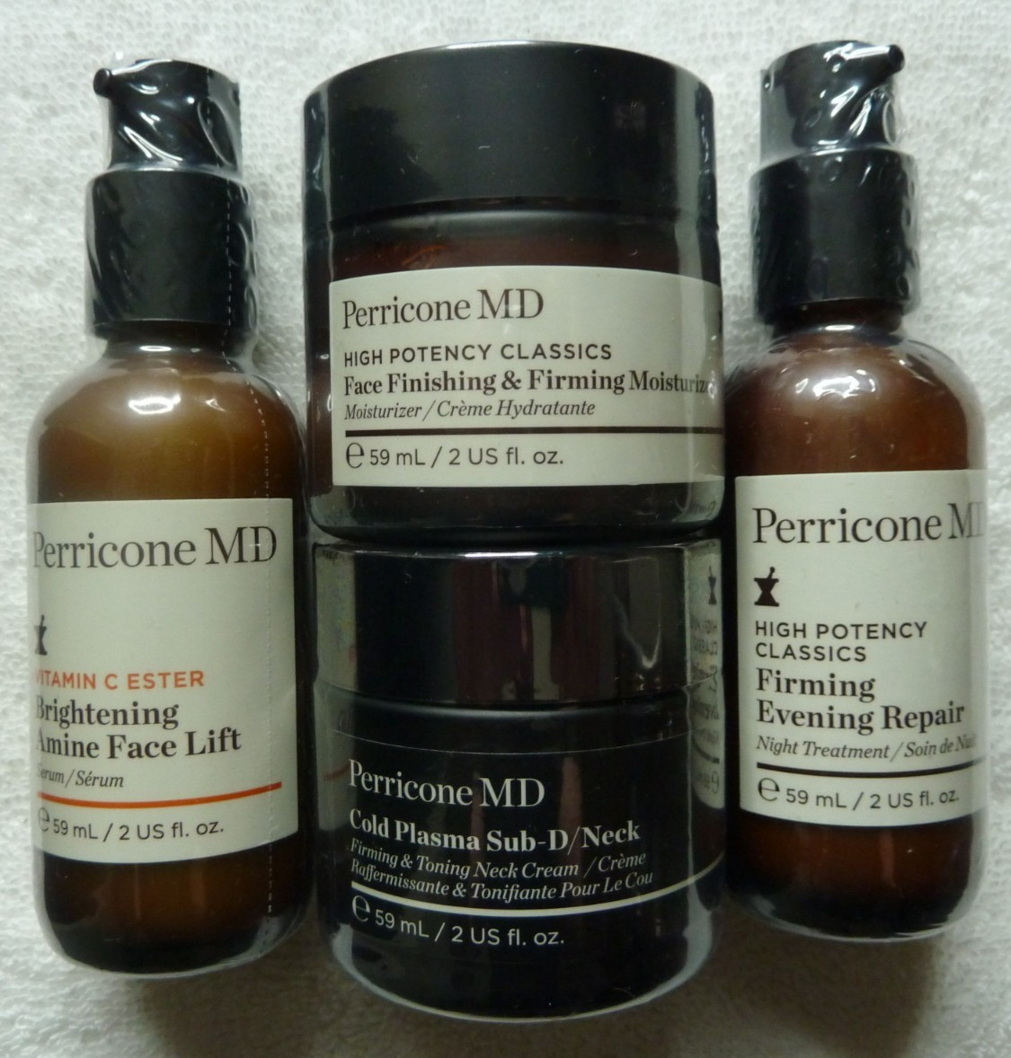 Perricone MD Cold Plasma Sub D/Neck and three other items, Brand New