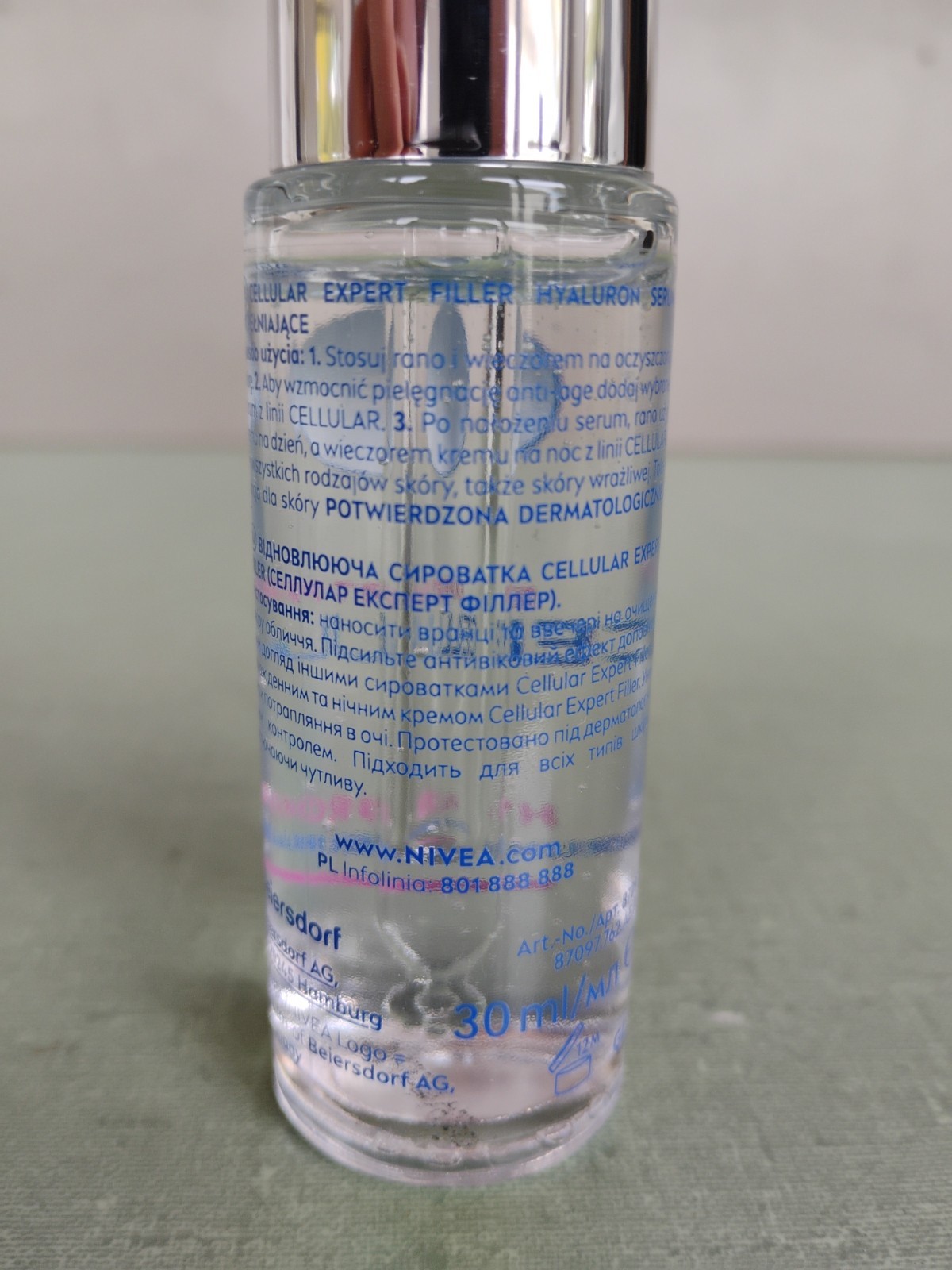 NIVEA Cellular Expert Filler Hyaluron Replumping Serum 30ml 1oz Exp 06/2028