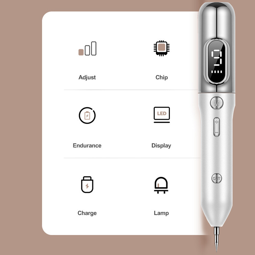 Laser Plasma Pen Mole Removal Dark Spot Skin Tag Tattoo Mole Wart Remover Pen