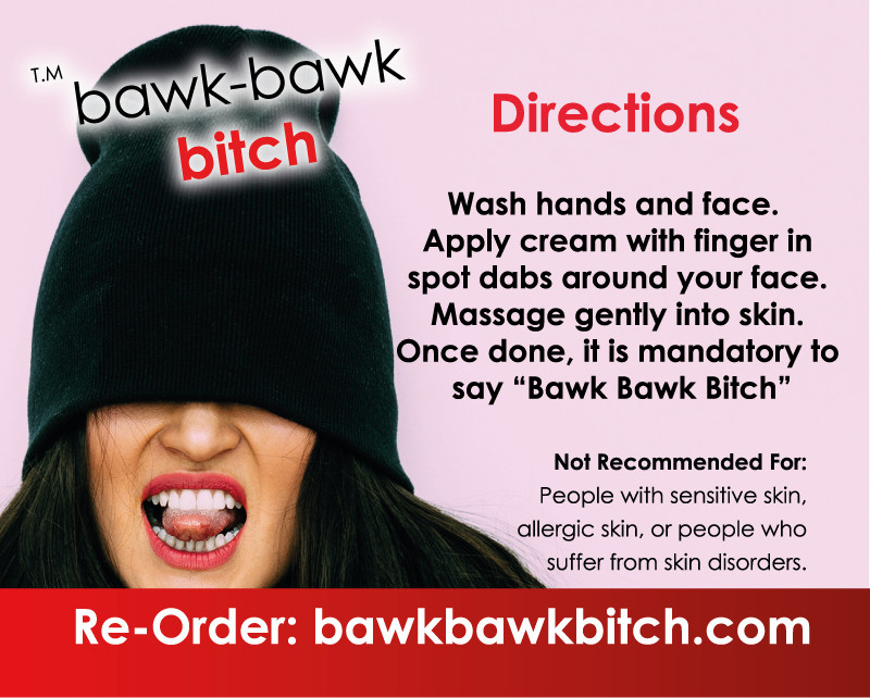 Anti Wrinkle Face Creams Bawk Bawk BITCH Pure Beauty Collagen Cream Moisturiser