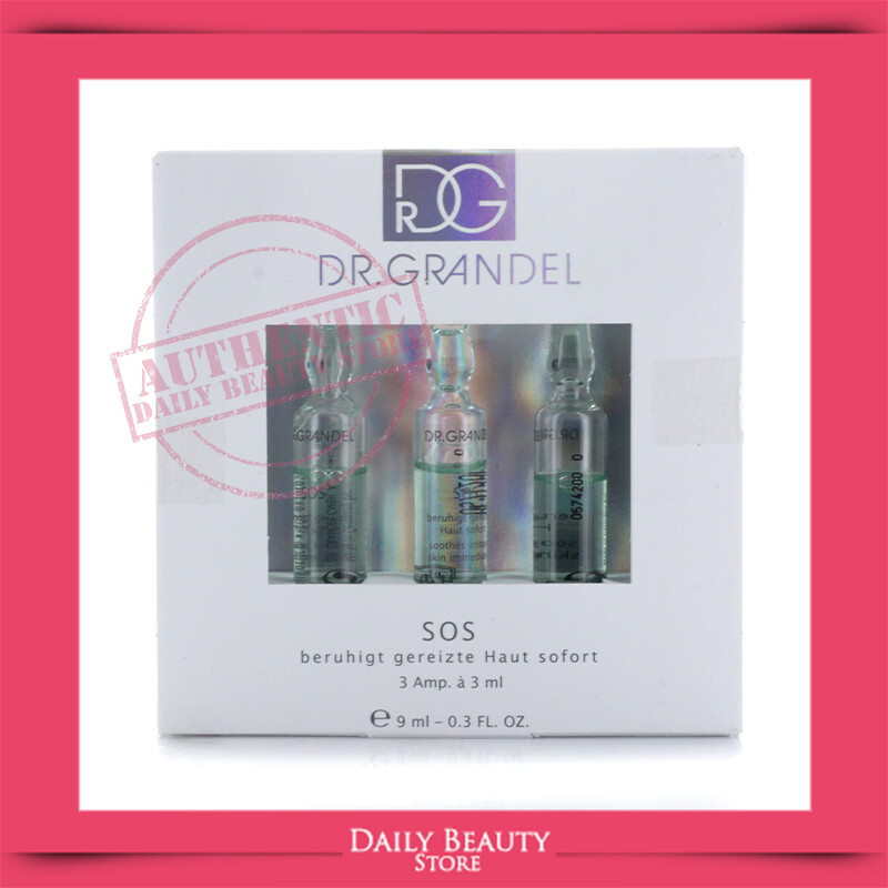 Dr. Grandel SOS Ampoule 3x3ml/0.1oz NEW FAST SHIP