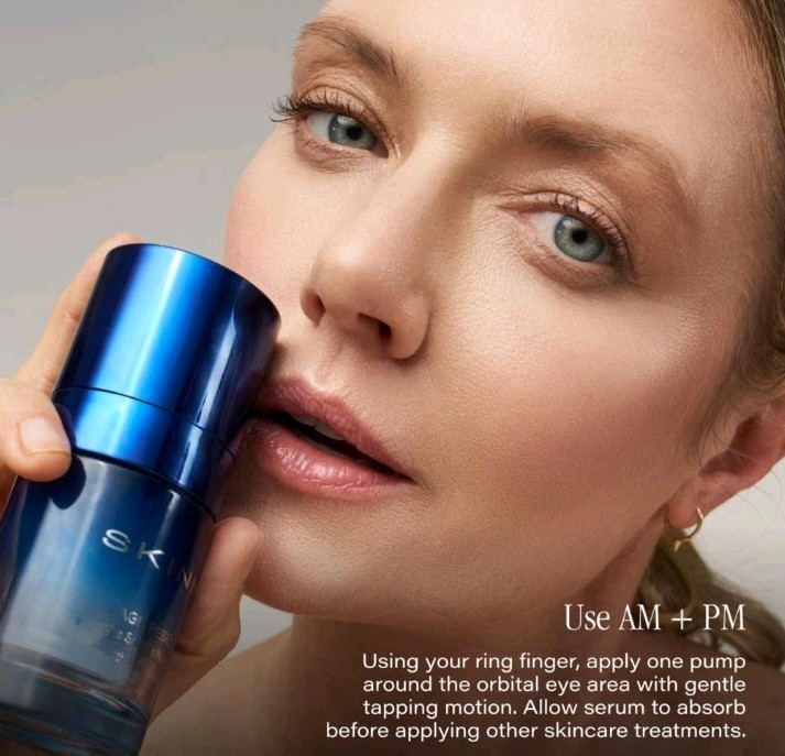 SKINN Age Reset Illuminate + Firm Eye Serum w/Exosomes-.5 fl oz-New Sealed