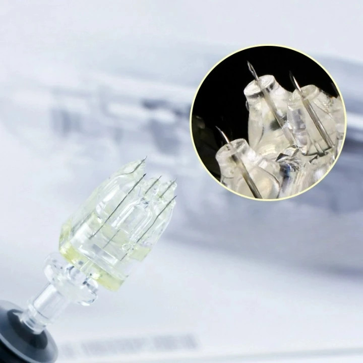 5-20Pcs 5 Pin Crystal Multi-Tip Replace Needle For Beauty Facial Skin Care Tool