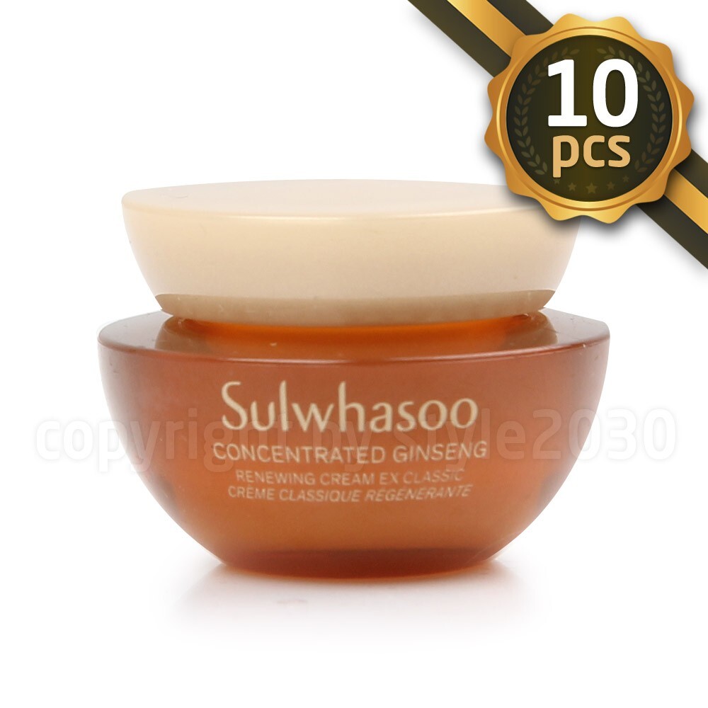 Sulwhasoo Concentrated Ginseng Renewing Cream EX Classic 5ml x 10pcs