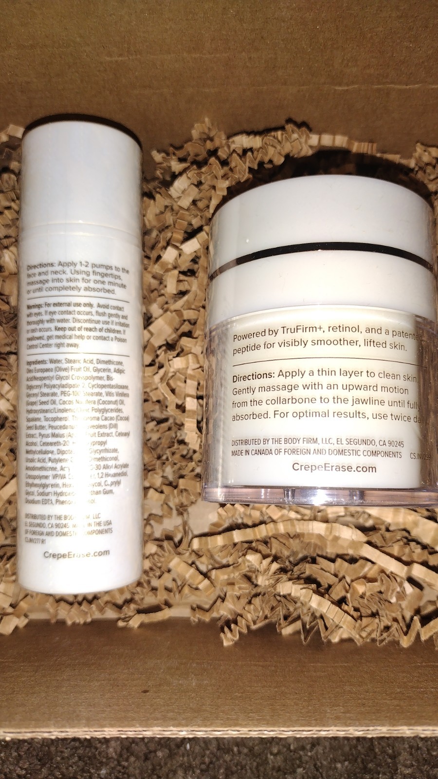 Body Firm Crêpe Erase Facial Repair Treatment & Neck Repair Bundle NEW