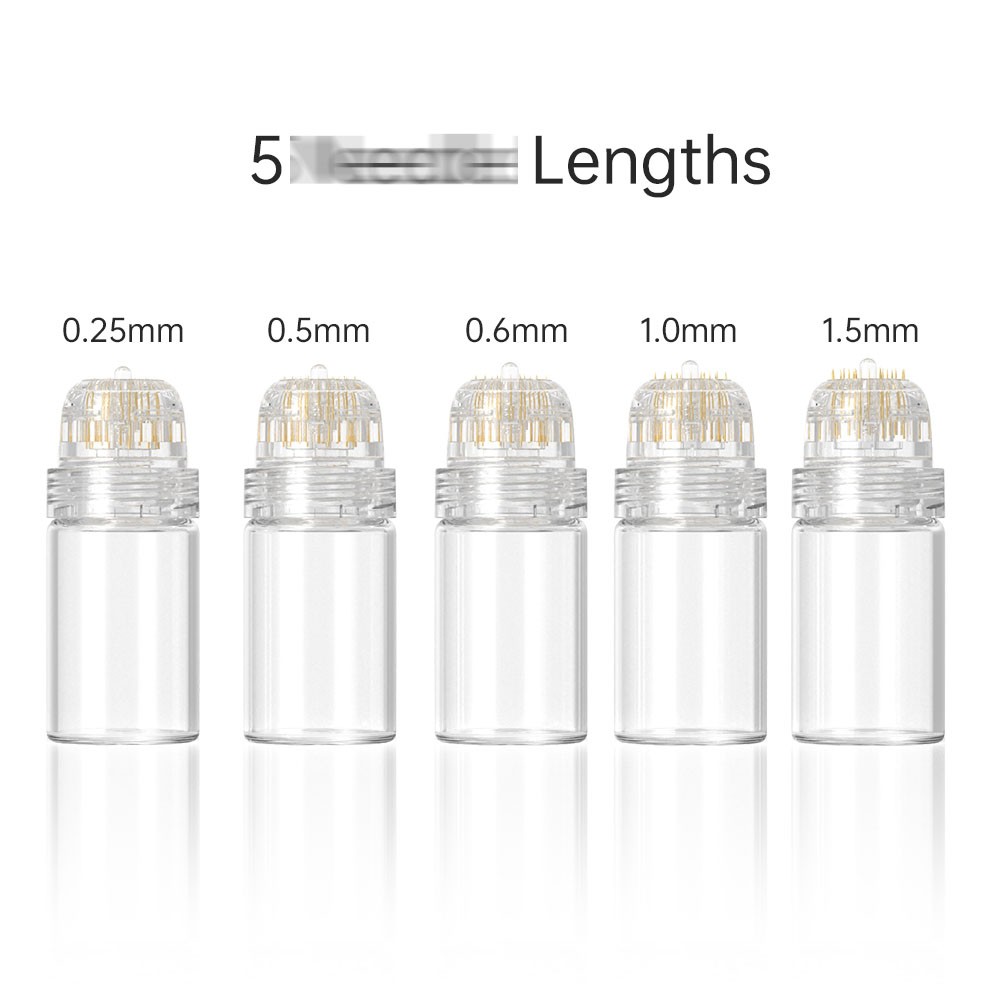 Hydra 20 Pins Derma Stamp With bottle Skin Therapy Auto Serum Infusion System