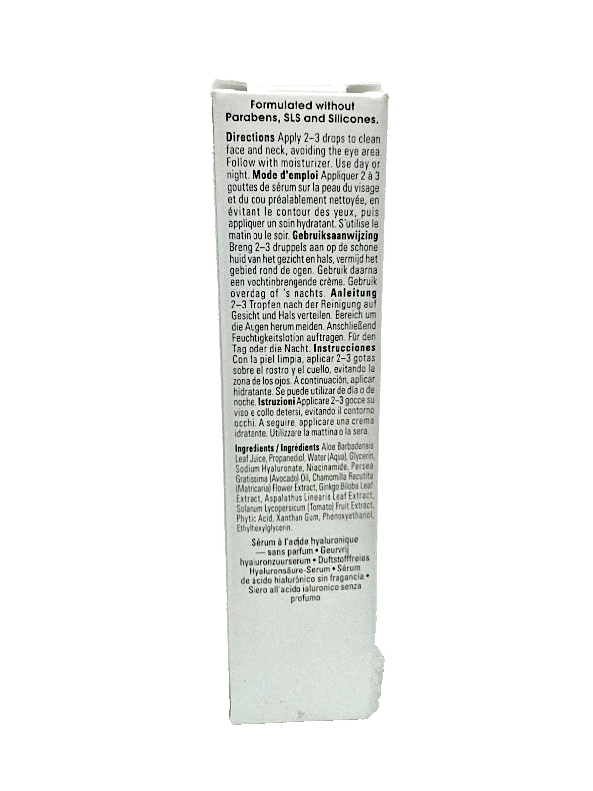 NEW Yes To Avocado Fragrance Free Hyaluronic Acid Serum Dry Skin .95 oz