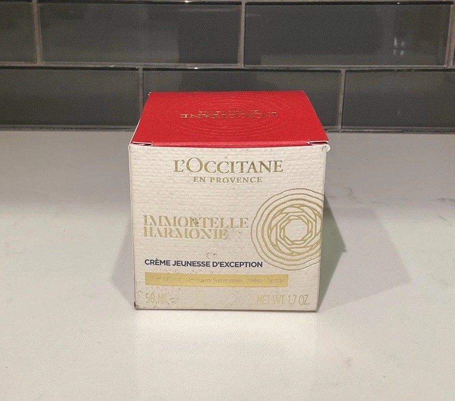 NIB L’OCCITANE Immortelle Harmonie Exceptional Youth Cream 1.7oz / 50ml Read Des