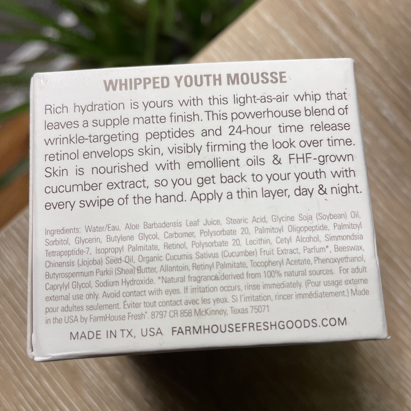 Moon Dip Youthful Complexion Ageless Facial Mousse with Peptides + Retinol 1.7oz