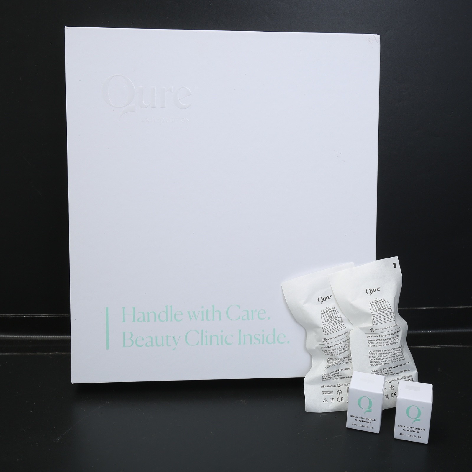 QURE Skincare Micro-Infusion System 3 Month Supply Limited Edition + Extras
