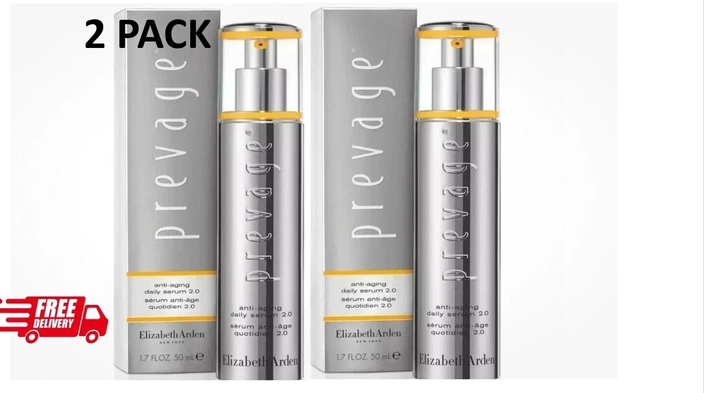 Elizabeth Arden Prevage Anti-Aging Daily Serum 2.0 – 1.7 oz / 50 ml BNIB 2PACK
