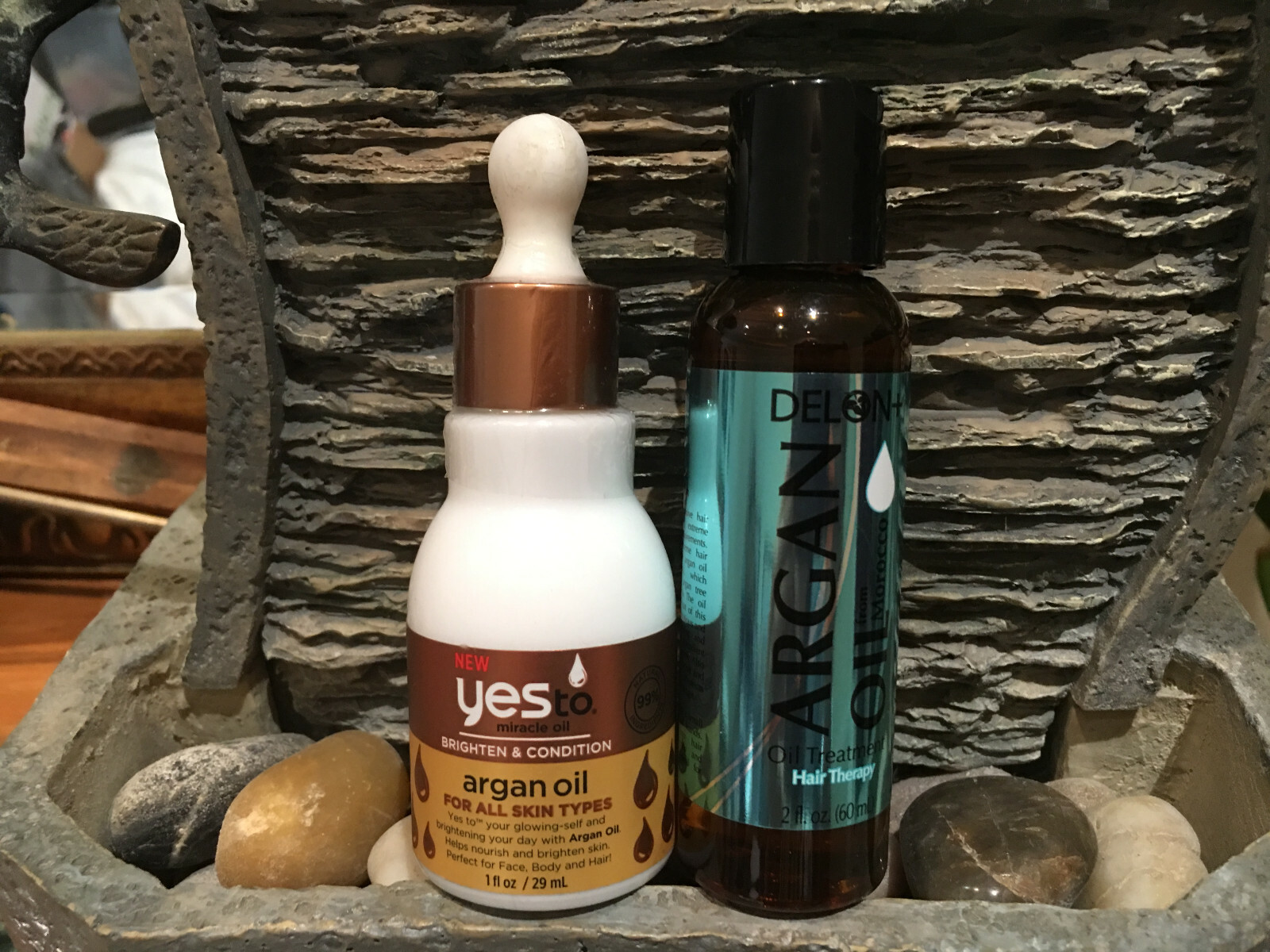 Yes To Miracle Oils, Argan Oil for all skin types 1 oz. + Delon Argan Oil Hair