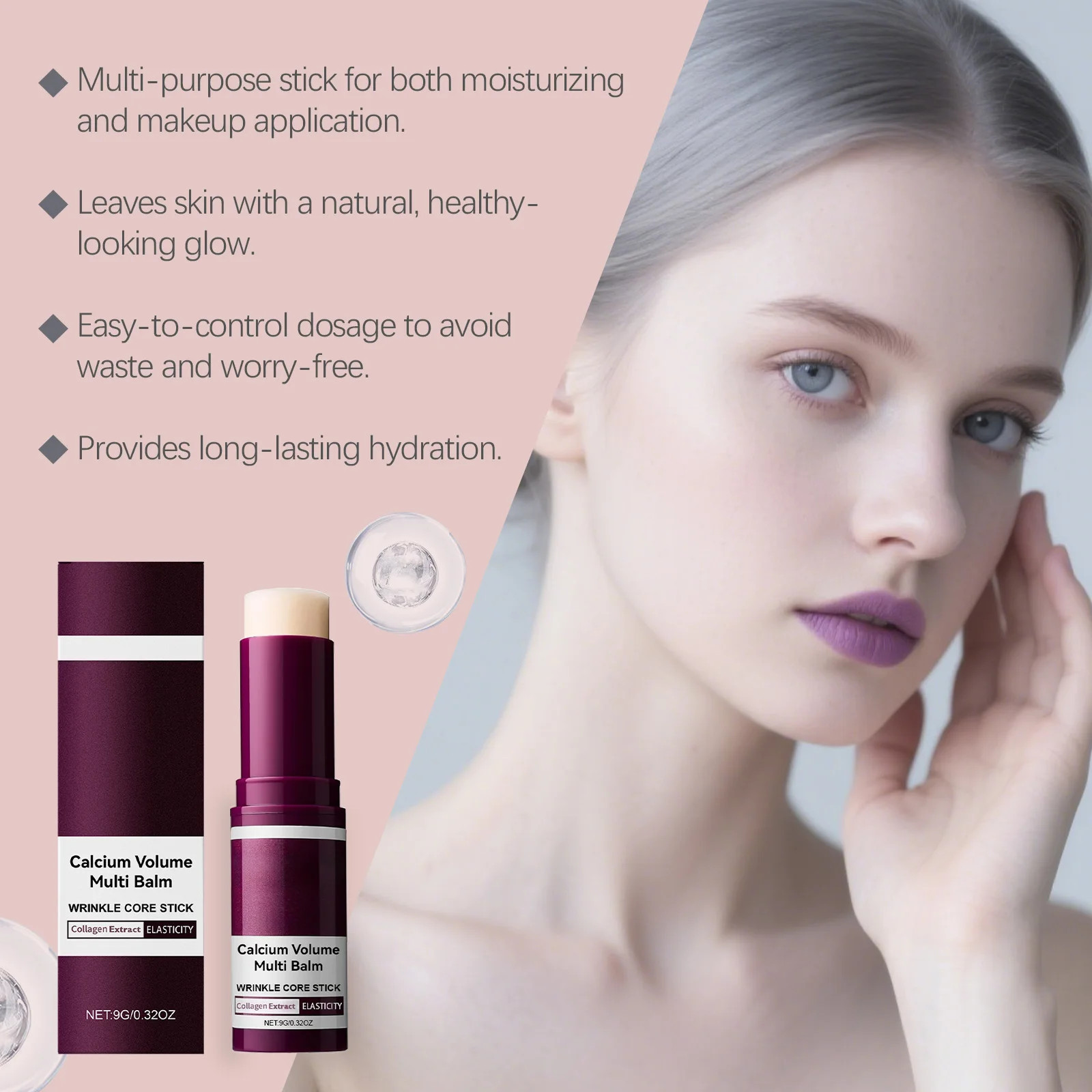 Calcium Volume Multi Balm Stick Collagen Hydrating Anti Aging Firming Brightenin