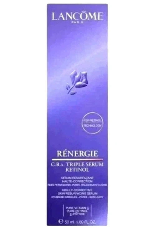 Lancome Renergie C.R.x Triple Serum RETINOL 1.7 oz / 50mL NIB &Sealed