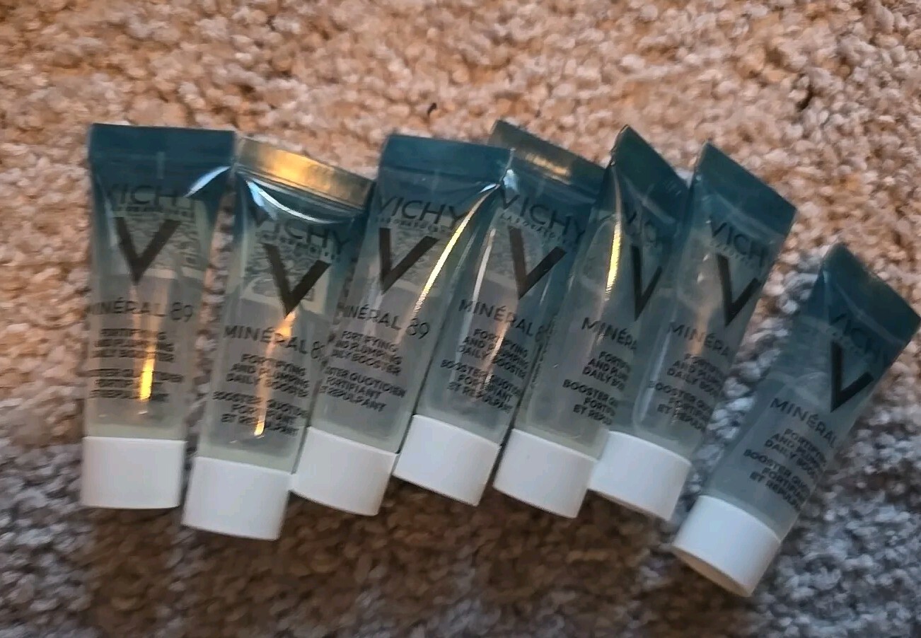 7x Vichy Mineral 89 Plumping & Hydrating Hyaluronic Acid Serum Travel Size 3ml