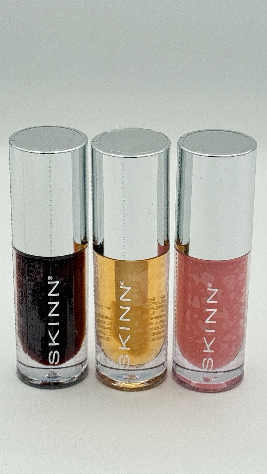 SKINN DIVINE ELIXIR Luminous Lip Oil ( BLUSH,GOLDEN and Sugar ) 0.17 Oz (3pack