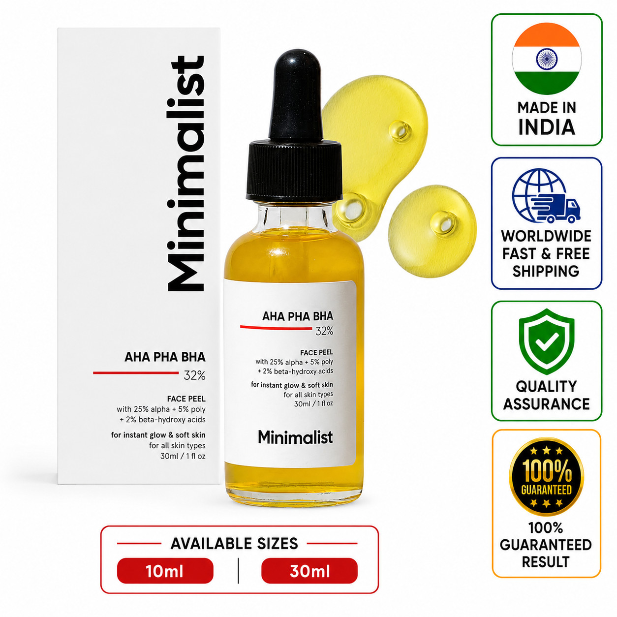 25% AHA + 2% BHA + 5% PHA Peeling Serum 30ml
