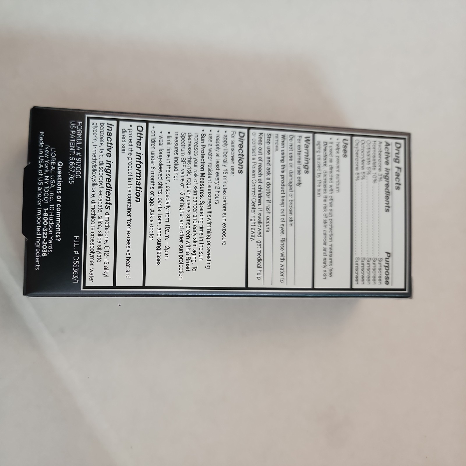 L’OREAL Miracle Blur Instant Skin Smoother Sunscreen SPF 30 1.18oz EXP 5/25