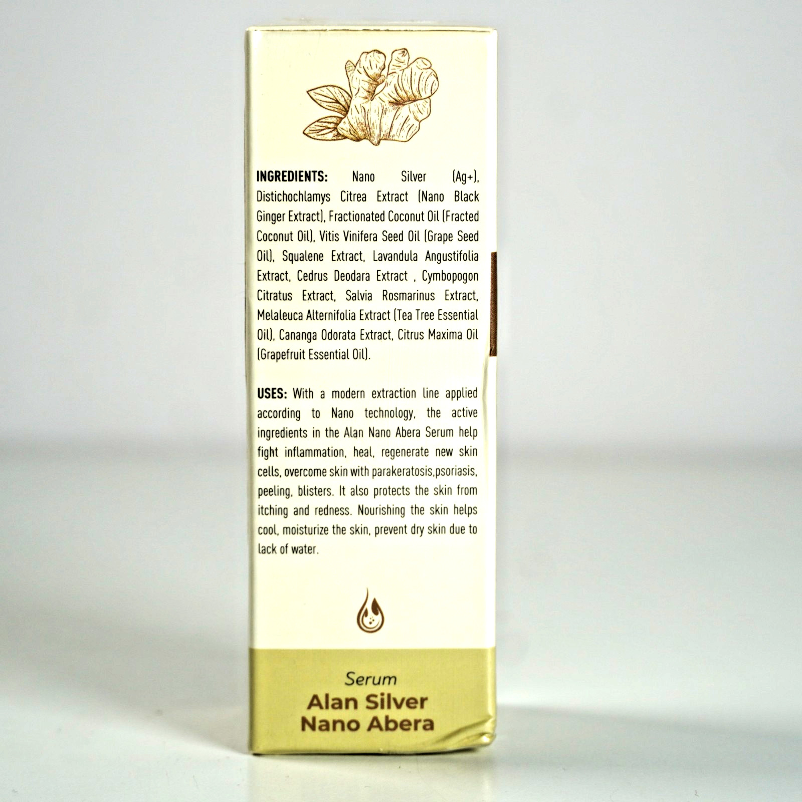 ABERA Alan Silver Nano Abera Dermatitis Serum 1.06 fl oz New Sealed EXP 08/27