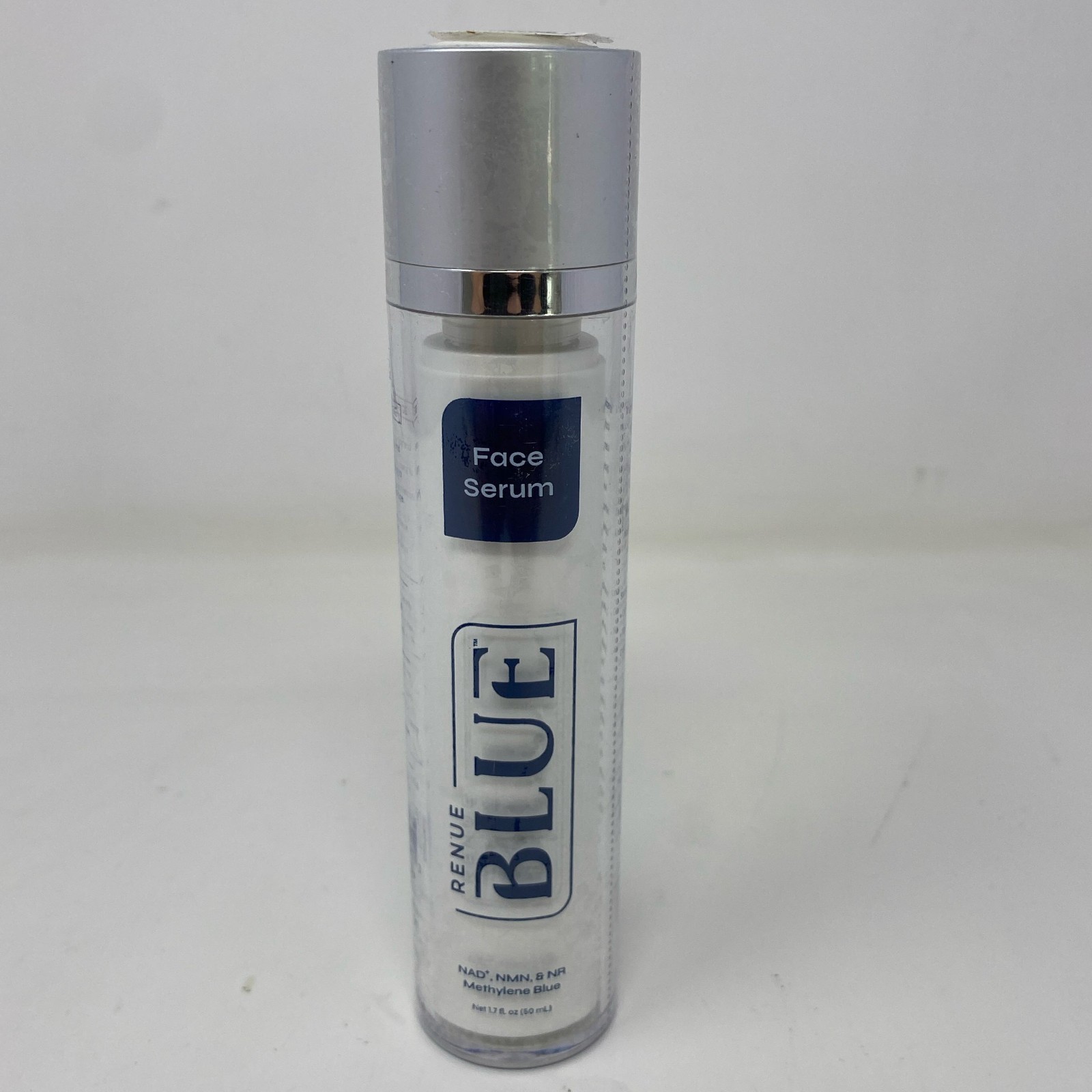 Renue Blue Serum 1.7 fl oz Silver/Clear Bottle Blue