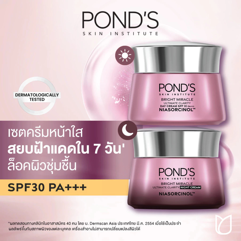Pond’s Bright Miracle Set,Day Cream 45g + Night Cream 45g