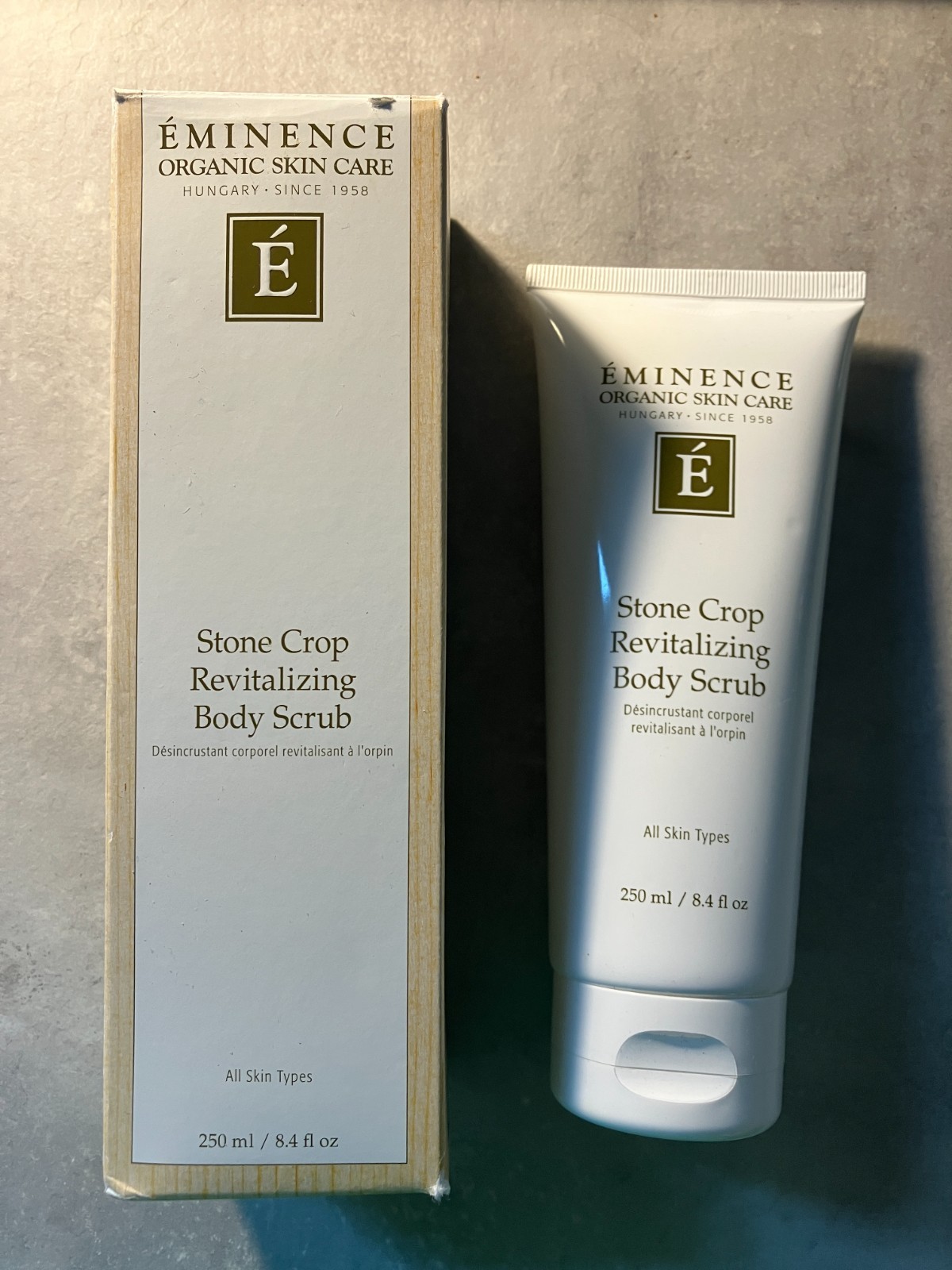 Eminence Stone Crop Revitalizing Body Scrub 8.4 oz – New without box