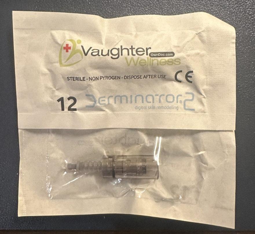 Derminator 2 12-Needle Microneedling Cartridge Package New Sealed