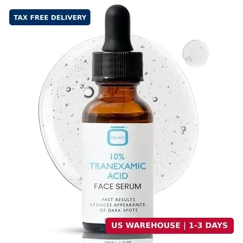 OMIC 10% Tranexamic Acid Serum for Face – 1 fl oz / 30ml – Skin Brightening Seru