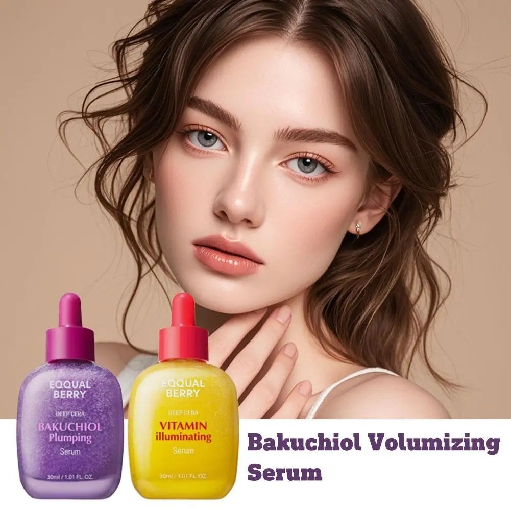 Vitamin whitening serum, niacinamide vitamin C serum, bakuchiol plumping serum