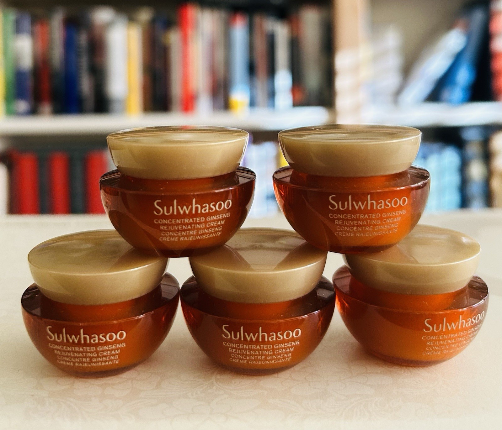 Sulwhasoo Concentrated Ginseng Rejuvenating Cream 5ml x 5 Pcs, Anti- Wrinkles