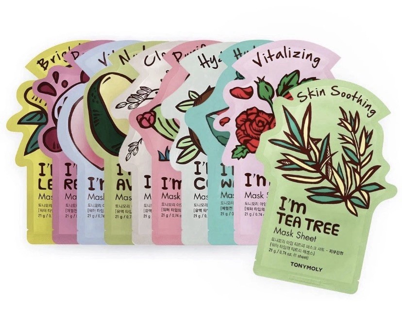 Tony Moly – I’m Sheet Mask Gift Set – Korean Face Mask Variety 10 Pack